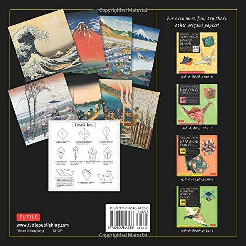 

Origami Paper - Hokusai Prints - Large 8 1/4" - 48 Sheets: (Tuttle Origami Paper)