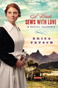 A BRIDE SEWS WITH LOVE IN NEEDLES, CALIFORNIA