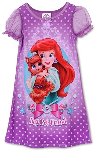 Disney Little Girls Princess Palace Pets Toddler Gown, Nightgown sizes 2T-4T