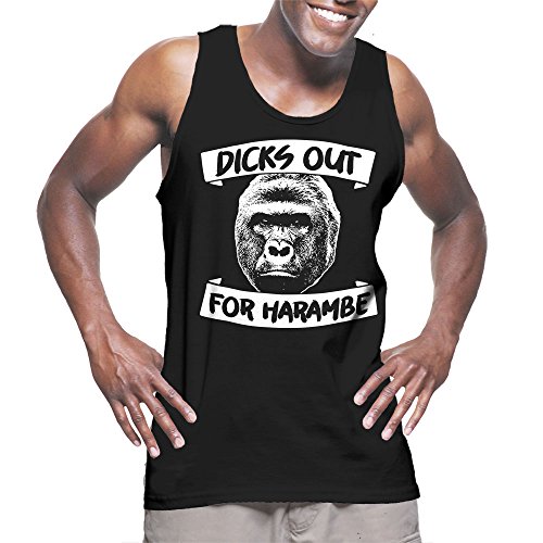 Mens Dicks Out For Harambe Tank Top T-shirt