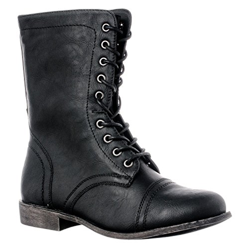 Madden Girl by Steve Madden Women's 'Gomby' Lace Up Zip Boots