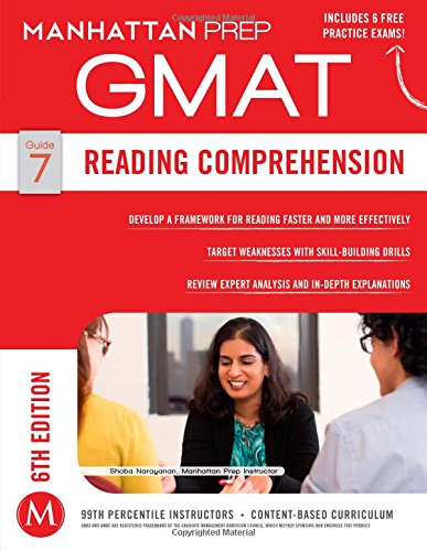 GMAT Reading Comprehension by Manhattan Prep