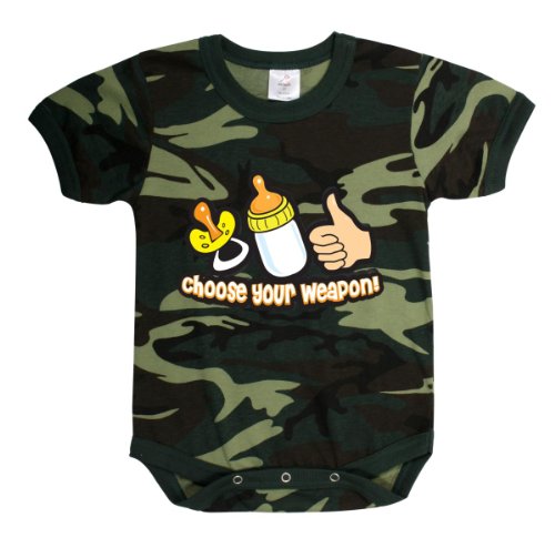 Rothco Infant One-Piece / Choose Your Weapon in Woodland Camo