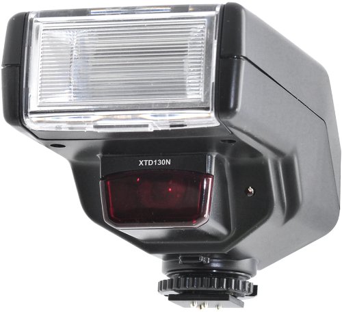 

Xit XTD130N Professional TTL Digital Flash with Bounce, Swivel and Slave Feature - Nikon (Black)