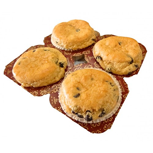 Low Carb Chocolate Chip Muffins (4 Pack) - Fresh Baked - LC Foods - All Natural - No Sugar - Diabetic Friendly