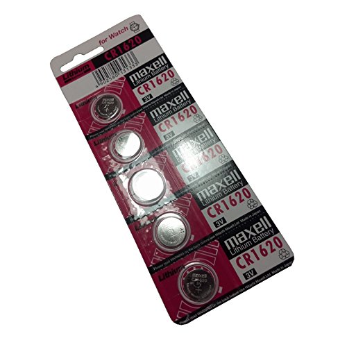 

Maxell Replacement CR1620 3V Pack of 5 Batteries