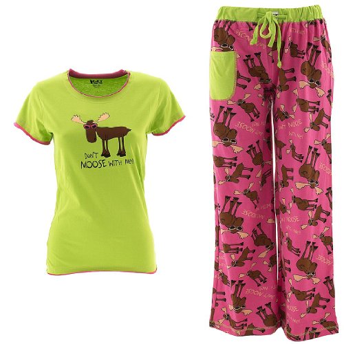 Lazy One Don't Moose With Me Pajama Set for Juniors