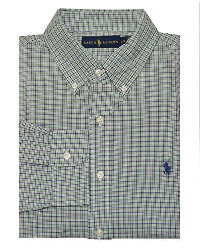 Polo Ralph Lauren Men's Plaid Poplin Button Down Shirt