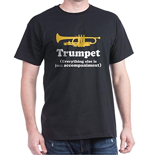 CafePress Trumpet Marching band Dark T-Shirt - S Navy [Apparel]