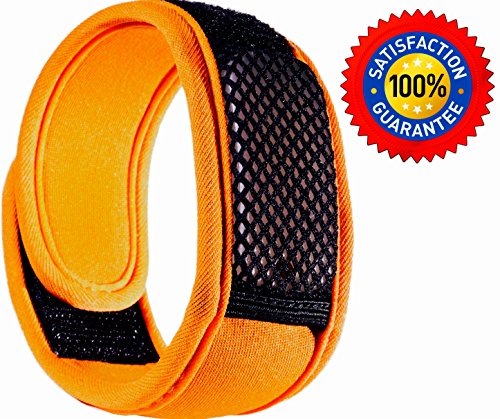 Mosquito Repellent Bracelet - ZIKA VIRUS PROTECTION , Plus set of 4 Diffuser Refills, 100% Pure Therapeutic Grade. Guaranteed to work ! No Spray or oil mess. All natural - Deet free. Life time guarantee !