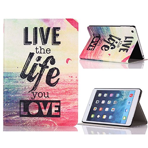 Sannysis Leather Case For iPad Mini 1 2 3 Retina (Life You Love)