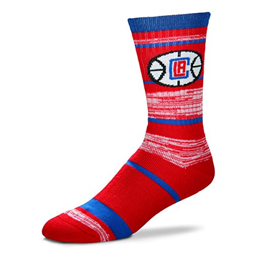 For Bare Feet NBA Los Angeles Clippers Men's Socks (504 RMC Stripe)
