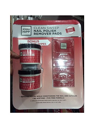 Algopix Similar Product 14 - Jenna Hipp Nail Polish Remover Pads 55
