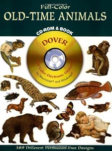 Full-Color Old-Time Animals CD-ROM and Book