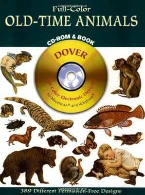 Full-Color Old-Time Animals CD-ROM and Book