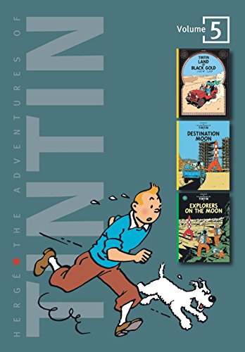 The Adventures of Tintin, Vol. 5: Land of Black Gold / Destination Moon / Explorers on the Moon by Hergé
