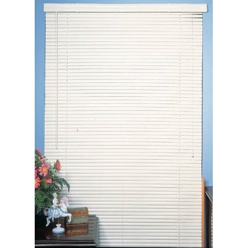 Achim Home Furnishings 1-Inch Wide Window Blinds, 23 by 64-Inch, White