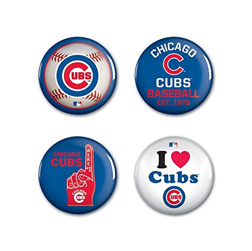 Chicago Cubs 4 Pack of Buttons