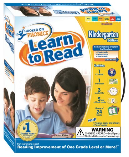 Learn to Read Kindergarten Edition by Hooked on Phonics