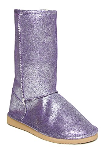 

Asfashion Online Women's Metallic Synthetic Snow Boots