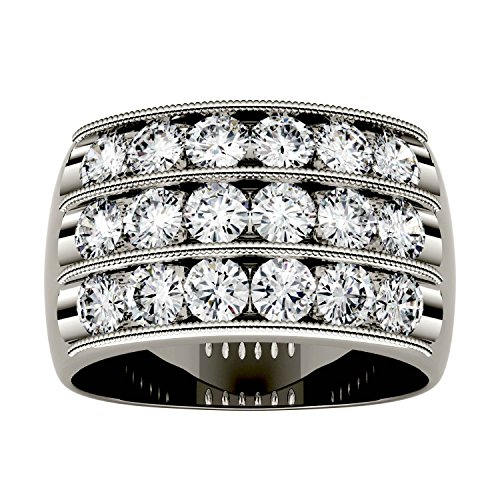 Algopix Similar Product 10 - Forever One Moissanite Triple Row