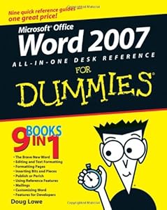Word 2007 All-in-One Desk Reference For Dummies