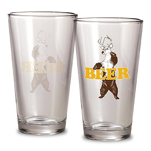 Algopix Similar Product 16 - Bear + Deer = Beer Pint
