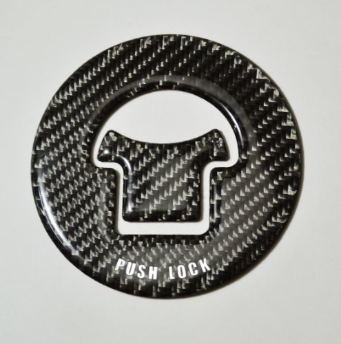 HONDA CBR500R CBR 500 R Real 3k Carbon Fiber Fuel Tank Cap Filler Cover Pad