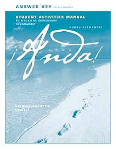 Anda! Curso Elemental: Student Activities Manual