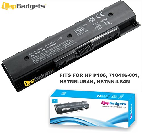 Lap Gadgets Laptop Battery for HP Pavilion 15-E015TX 15-E016TX 6 Cell PN: HSTNN-LB4N HSTNN-LB4O HSTNN-YB4N HSTNN-YB4O P106 PI09