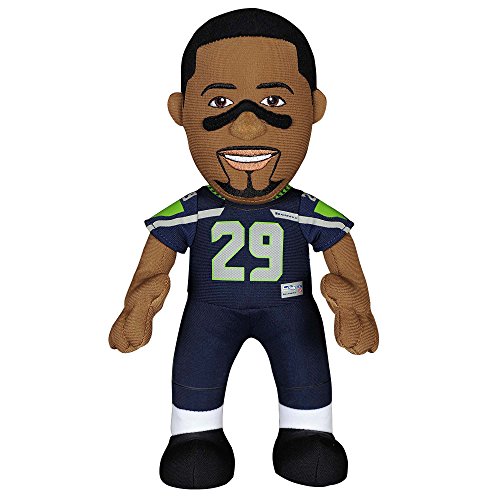NFL Seattle Seahawks Earl Thomas Player Plush Doll, 6.5-Inch x 3.5-Inch x 10-Inch, Blue