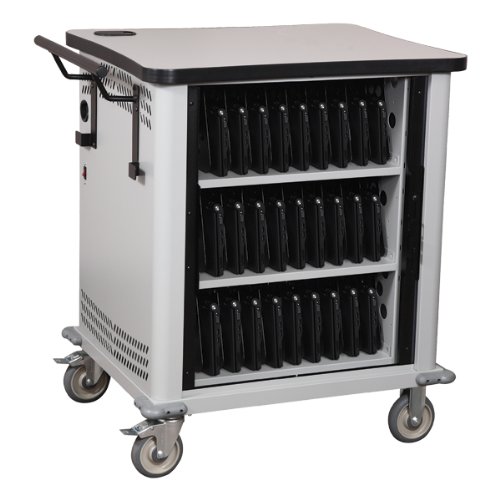 Datum Filing Systems Netbook Cart w/ 32 Extra-Wide Compartments