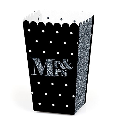 Algopix Similar Product 10 - Mr  Mrs Silver  Wedding Favor