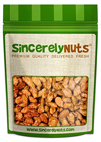 Sincerely Nuts Butter Toffee Almonds Whole - Two (2) Lb. Bag -Delectable Sweet Treats - Full of Healthy Nutrients