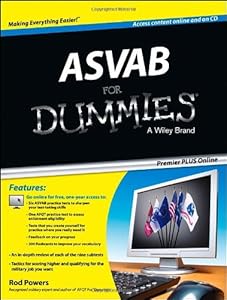 ASVAB For Dummies, Premier Plus (with Free Online Practice Tests) by Rod Powers