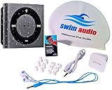 [MEGA SALE **Top-Rated**] WATERPROOF iPod Shuffle With TRUE DIGITAL SOUND Short-cord Premium Buds (FREE Ship & Attractive Swim Cap)**GRAY Waterproof Apple iPod