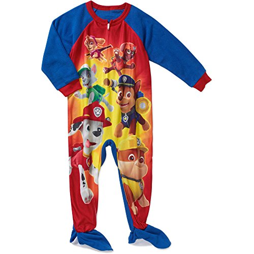 Paw Patrol Toddler Boy Micro Fleece Footed Pajamas