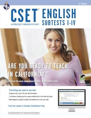 CSET English with Online Practice Tests (CSET Teacher Certification Test Prep)