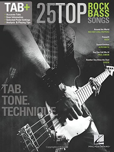 25 Top Rock Bass Songs: Tab. Tone. Technique. by Chad Johnson