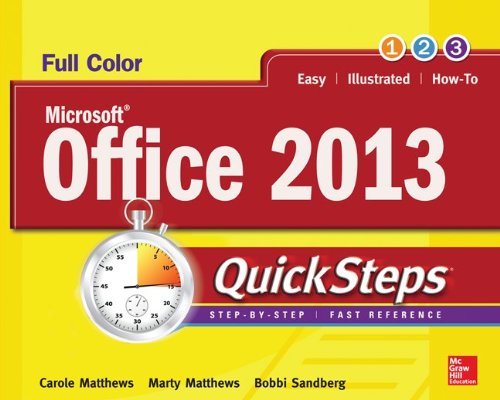 Microsoft® Office 2013 QuickSteps by Carole Matthews
