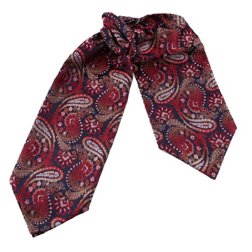 

ERA7B02 Comfort Gift Silk Mens Ascot Patterned Young Gentlemen Cravat By Epoint