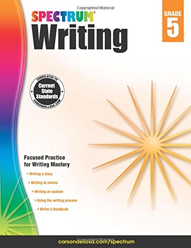 Spectrum Writing, Grade 5 by Spectrum 
			
			
		
		
		
       	 
       		
       			(Compiler)