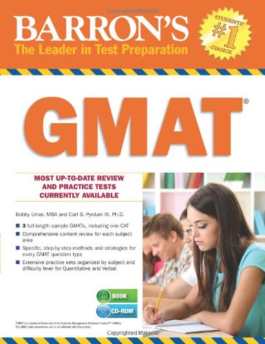 Barron's GMAT with CD-ROM by Kaplan