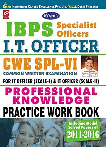 Kiran’s IBPS Specialist Officer I.T. Officer CWE – VI Professional Knowledge Practice work Book - 1754