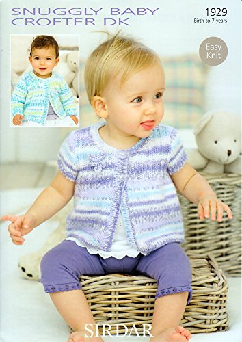 

Cardigans in Sirdar Snuggly Baby Crofter DK (1929) Knitting Pattern