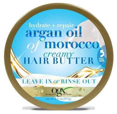 Ogx Argan Oil Of Morocco Creamy Hair Butter 6.6oz Jar