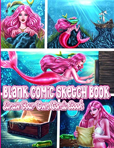 Blank Comic Sketch Book | Draw Your Own Comic Book: Fun and Unique Blank Comic Templates for Kids and Adults to Create Your Comic Book and Help You more Creative by Pixy Starfish