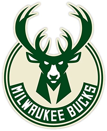 Milwaukee Bucks NBA NEW Logo Vinyl Sticker 4