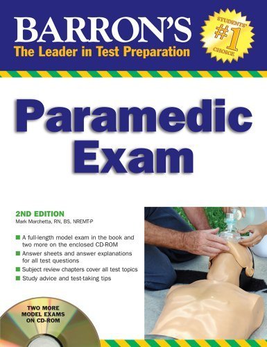 Barron's Paramedic Exam: with CD-ROM (Barron's How to Prepare for the Emt Paramedic Exam) by Mark Marchetta (2008-10-01) by More books from this author