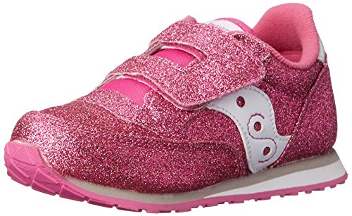 给我家胖妹妹小心心的学步礼物： saucony 女童鞋